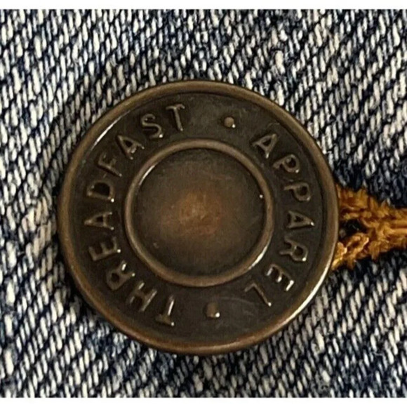 Selena Quintanilla Denim Jacket Size Medium M Pockets Embroidered Name - Picture 8 of 15